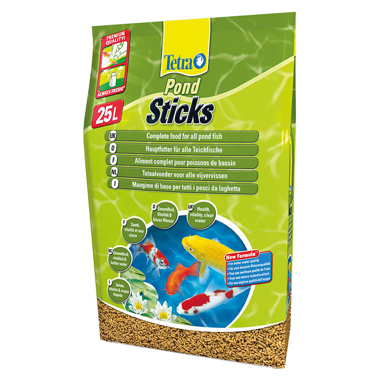 Tetra Pond Sticks Havuz Balýklarý Yemi Yeþil 25 Lt
