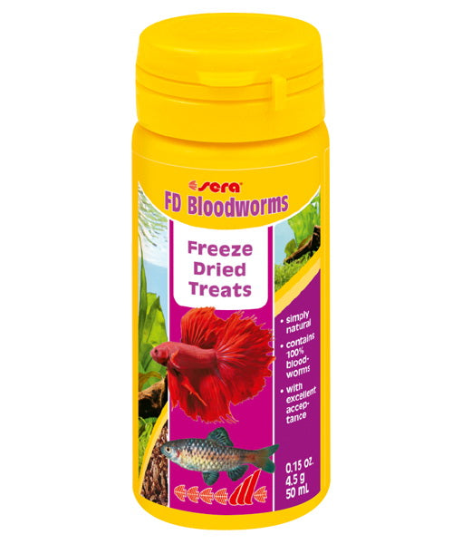 Sera Bloodworms Fd Snack 50 Ml