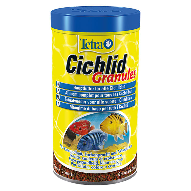 Tetra Cichlid Granules Granül Cichlid Balýk Yemi 500 Ml
