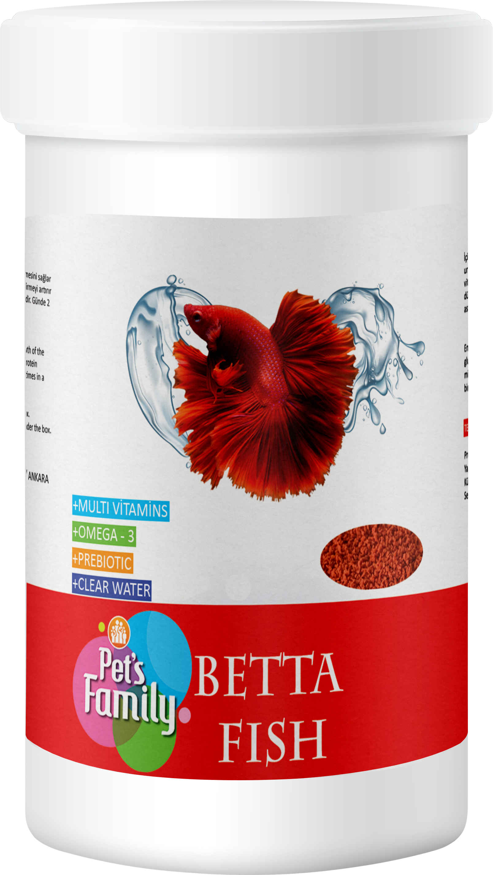Pets Family Betta Fish 100 Ml/45 Gr