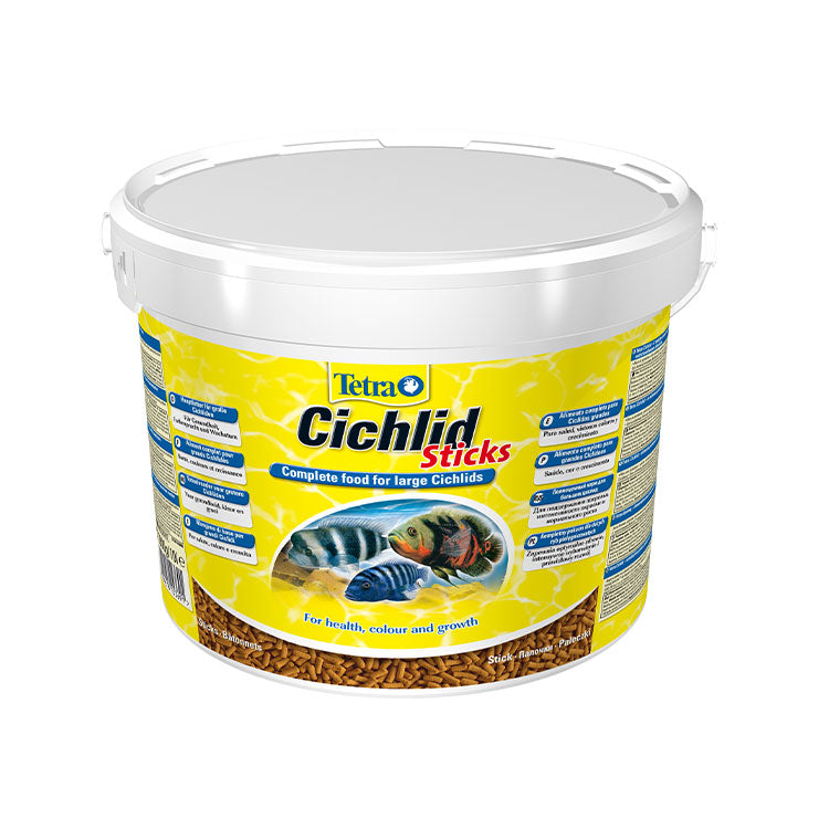 Tetra Cichlid Sticks Cichlid Çubuk Balýk Yemi 10 Lt