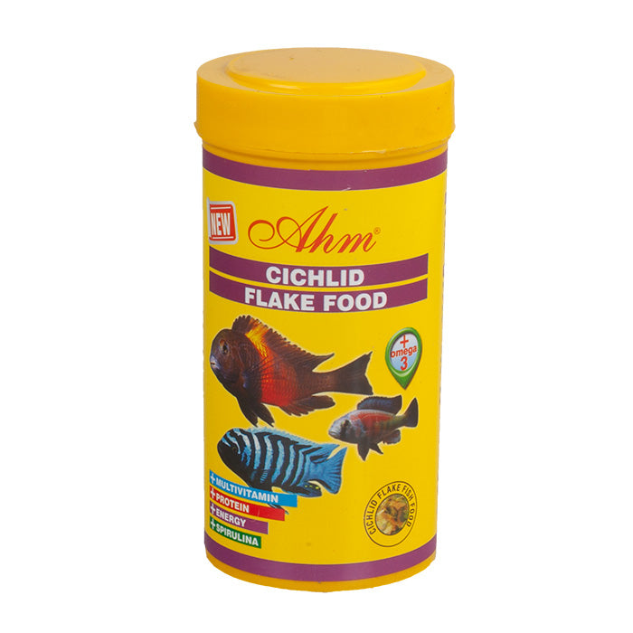 Ahm Cichlid Flake Food 250 Ml