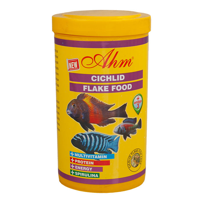 Ahm Cichlid Flake Food 1000 Ml
