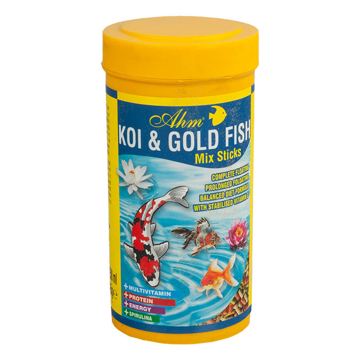 Ahm Koi Gold Fish Mix Sticks 250 Ml