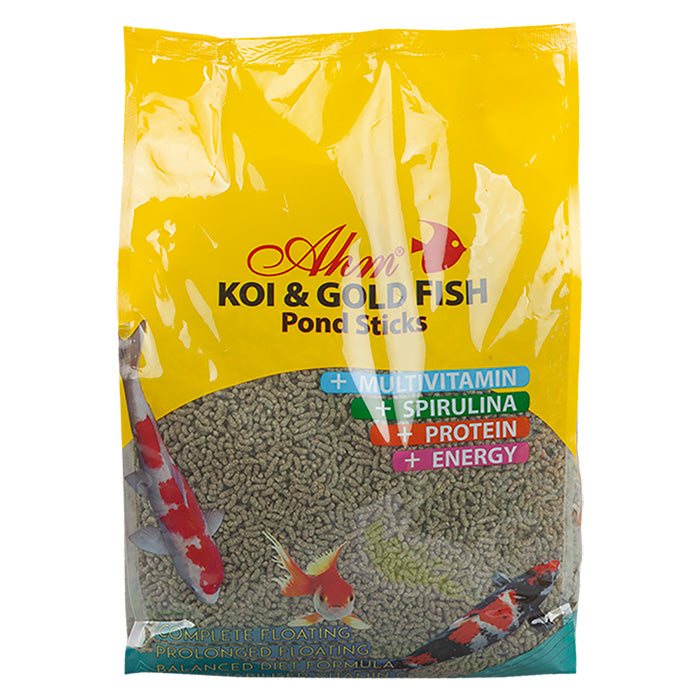 Ahm Koi Gold Fish Green Sticks 1 Kg