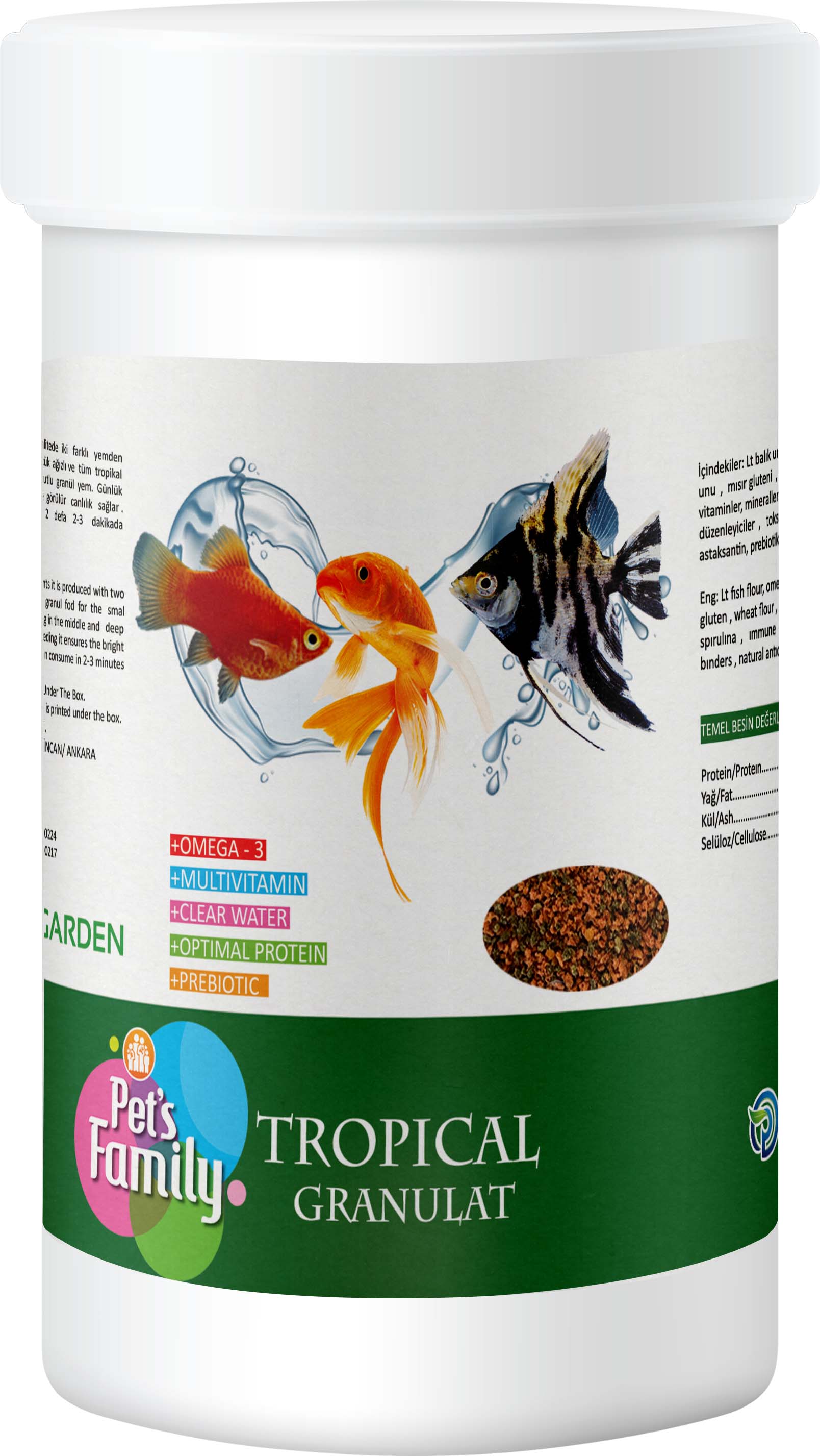 Pets Family Tropical Granulat 100 Ml/45 Gr