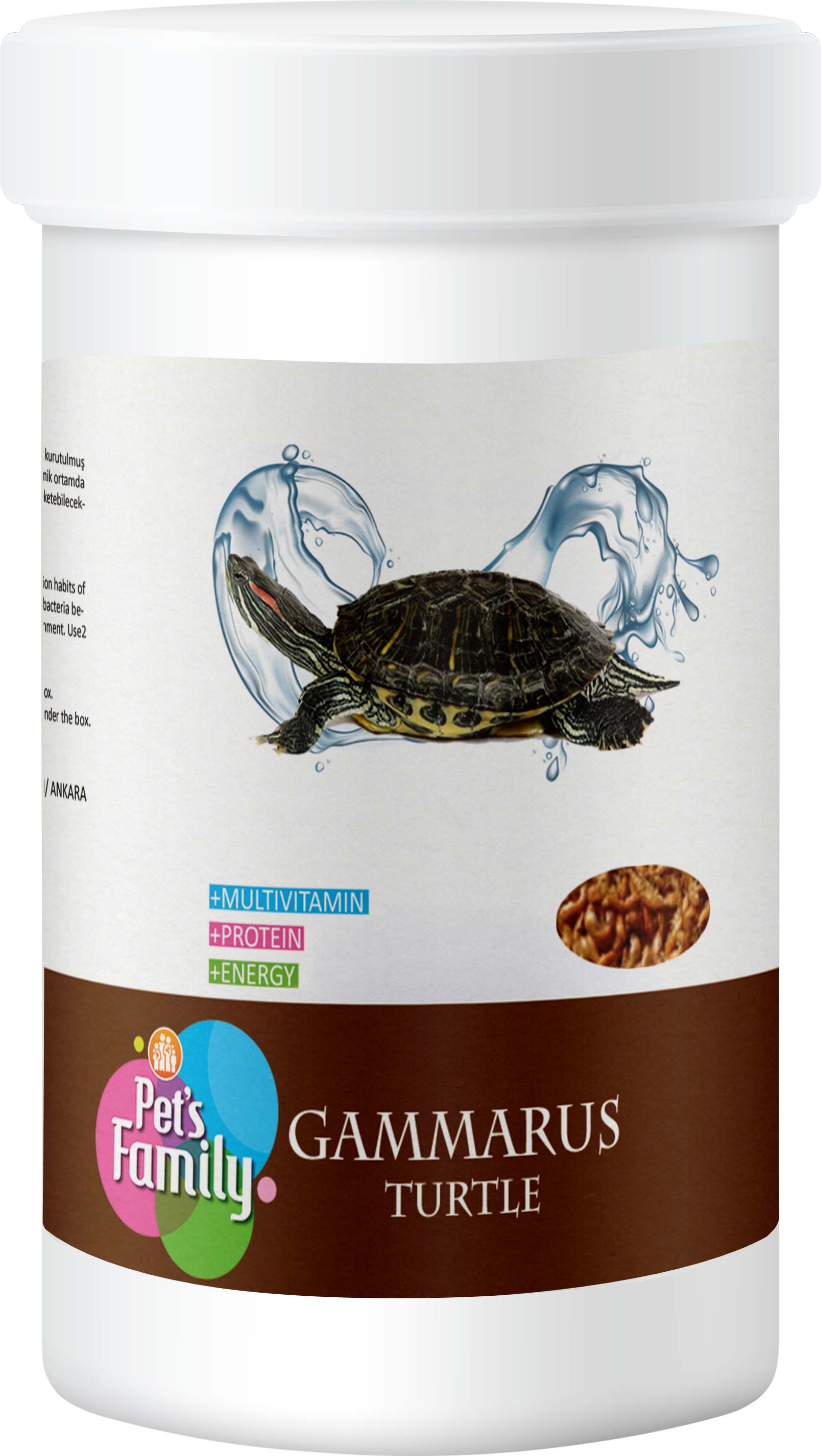 Pets Family Gammarus Turtle 100 Ml/12 Gr