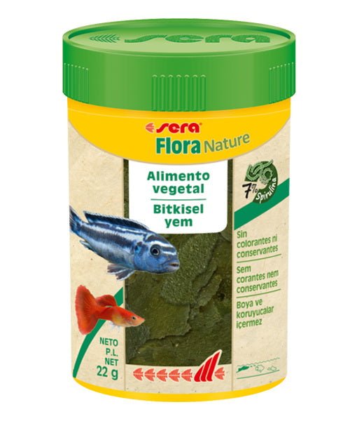 Sera Flora Flakes Nature 100 Ml - YemSende.com
