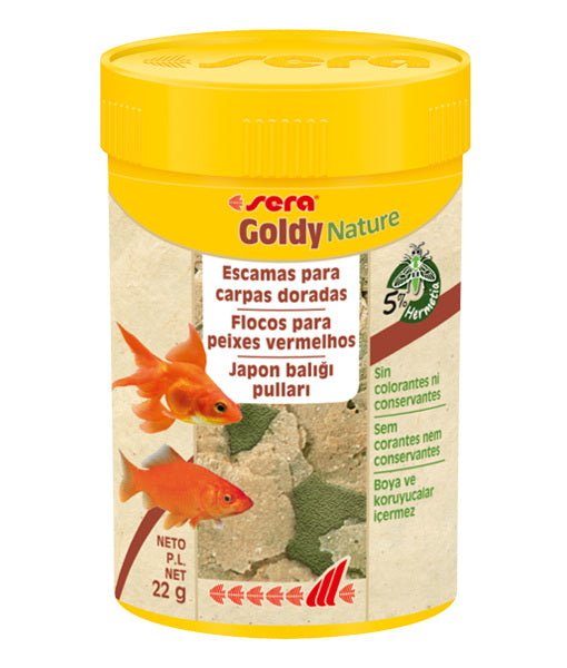 Sera Goldy Fish Flakes {Goldy 4504} 100 Ml - YemSende.com