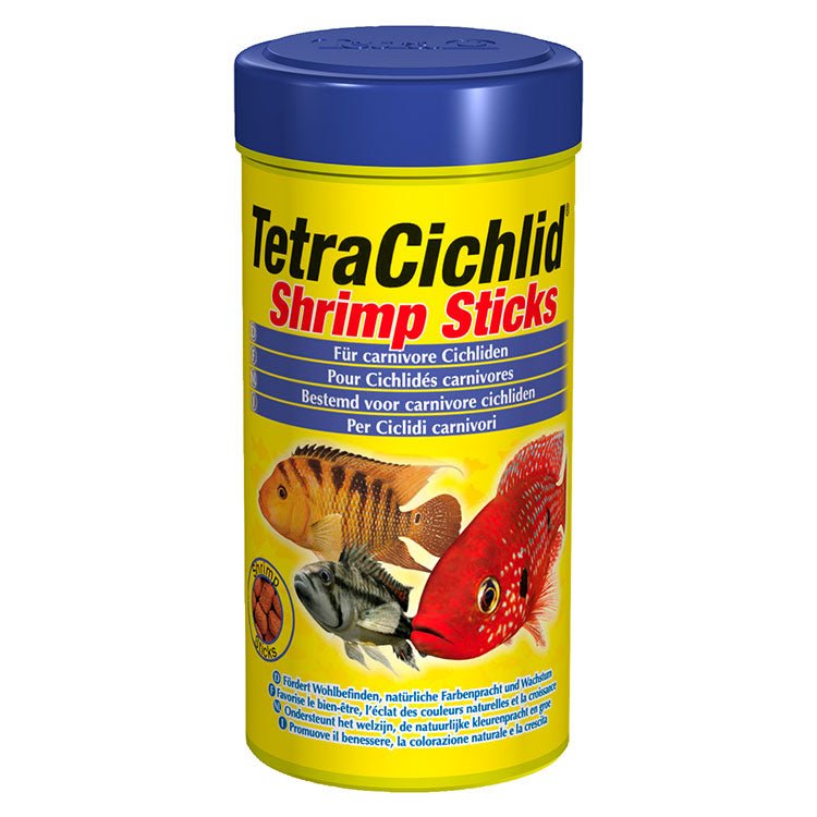 Tetra Cichlid Shrimp Sticks Cichlid Çubuk Balýk Yemi Karidesli 250 Ml - YemSende.com