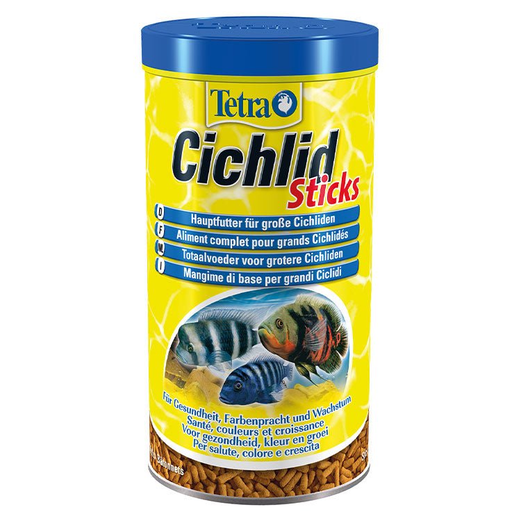 Tetra Cichlid Sticks Cichlid Çubuk Balýk Yemi 1 Lt - YemSende.com