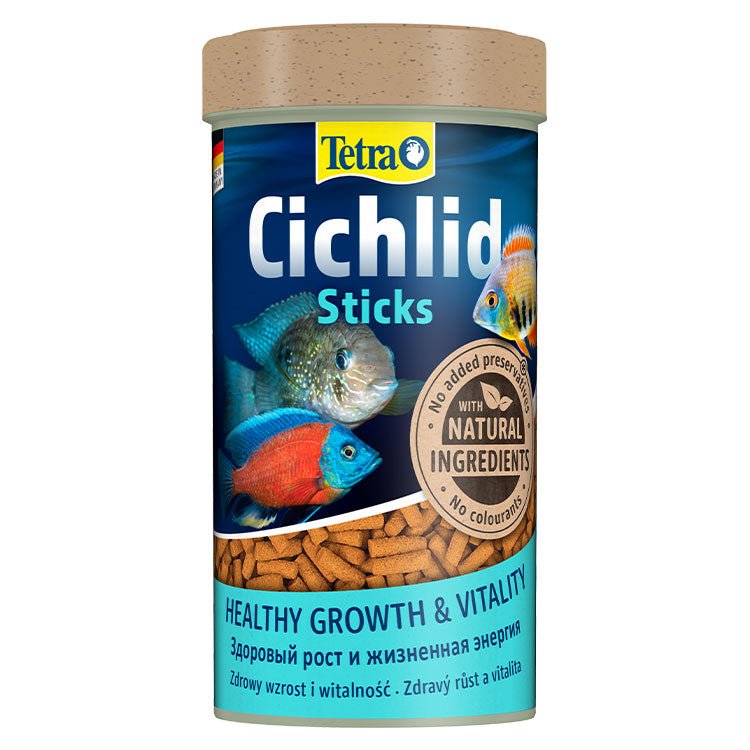 Tetra Cichlid Sticks Cichlid Çubuk Balýk Yemi 250 Ml - YemSende.com
