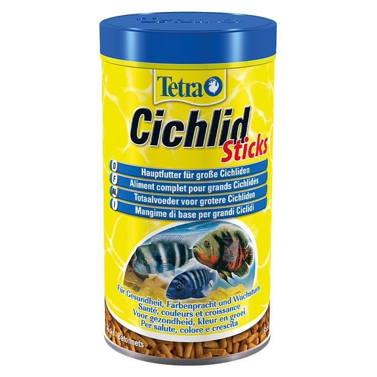 Tetra Cichlid Sticks Cichlid Çubuk Balýk Yemi 500 Ml - YemSende.com