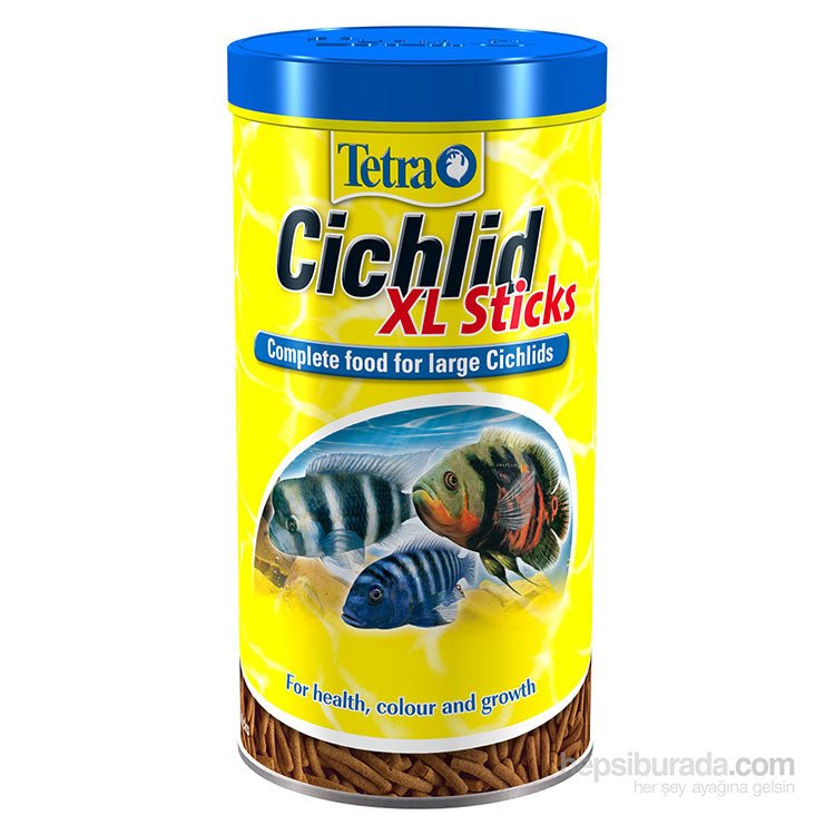 Tetra Cichlid XL Flakes Pul Balýk Yemi 1L - YemSende.com