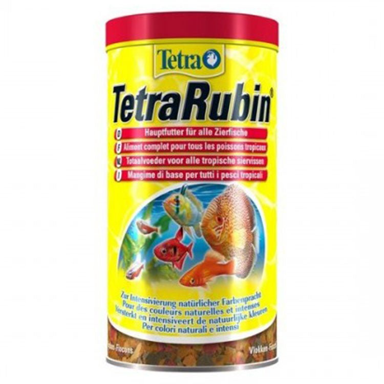 Tetra Rubin Flakes Renklendirici Tropikal Pul Balýk Yemi 100 Ml - YemSende.com